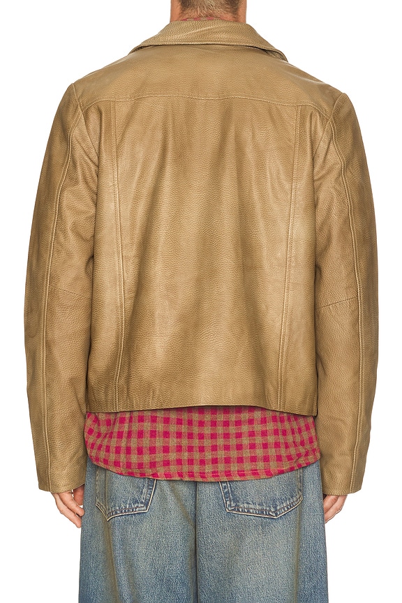 view 2 of 4 Dutton Leather Jacket in Breen Brown