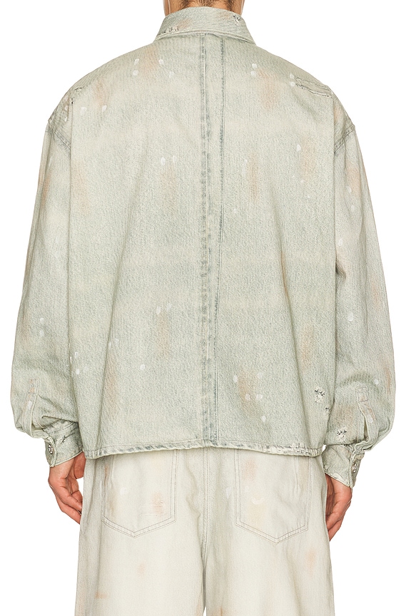 view 2 of 4 Maza Printed Denim Shirt in Digital Printed