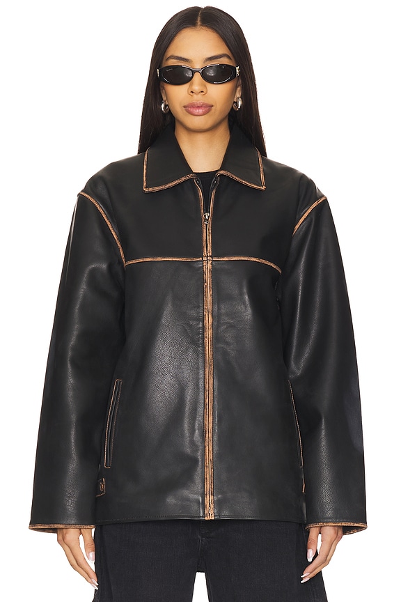 view 2 of 5 Faded Jacket in Black