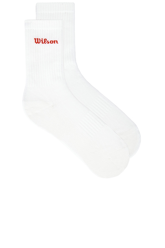 view 1 of 2 CHAUSSETTES CREW in Bright White