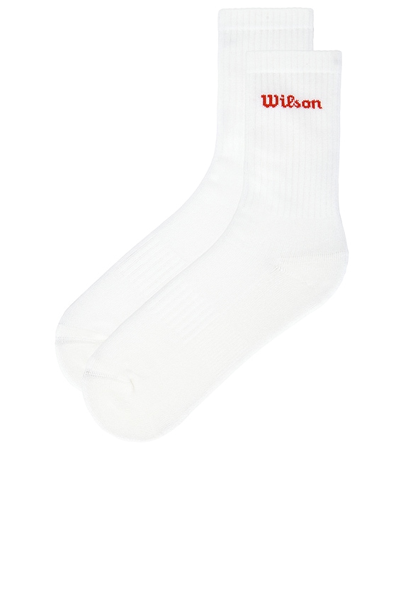 view 2 of 2 CHAUSSETTES CREW in Bright White