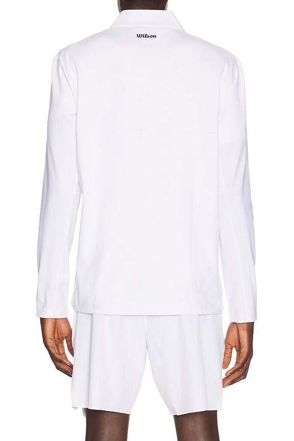 view 2 of 4 Elevate Performance Half-zip in Bright White