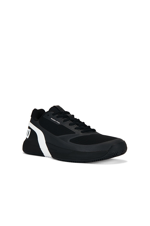 view 2 of 6 Rush Pro 5 Tennis Shoe in Black, White, & St