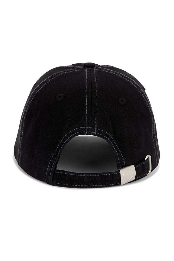 view 2 of 2 Messenger 6 Panel Hat in Black