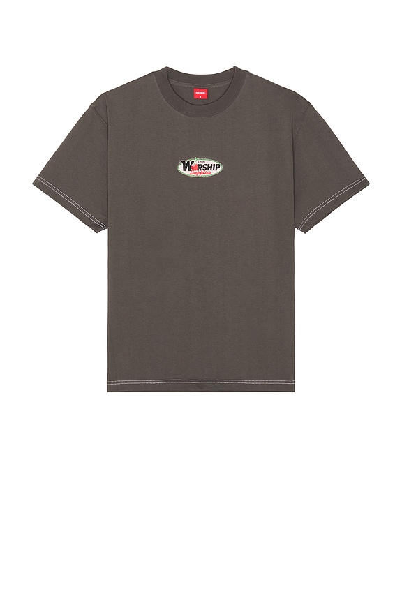 view 2 of 5 GLAZED 티셔츠 in Worn Black