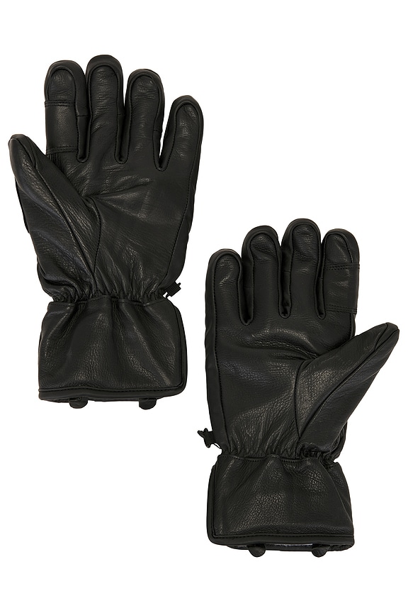 view 2 of 2 Leather Riding Gloves in Black