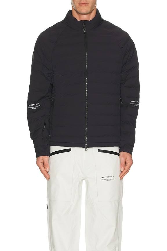 view 3 of 3 Rec Insulated Ripstop Jacket in Black & Dark Taupe
