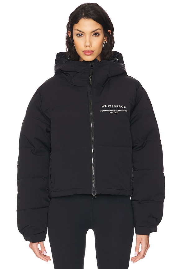 view 2 of 6 Cropped Puffer Jacket in Black
