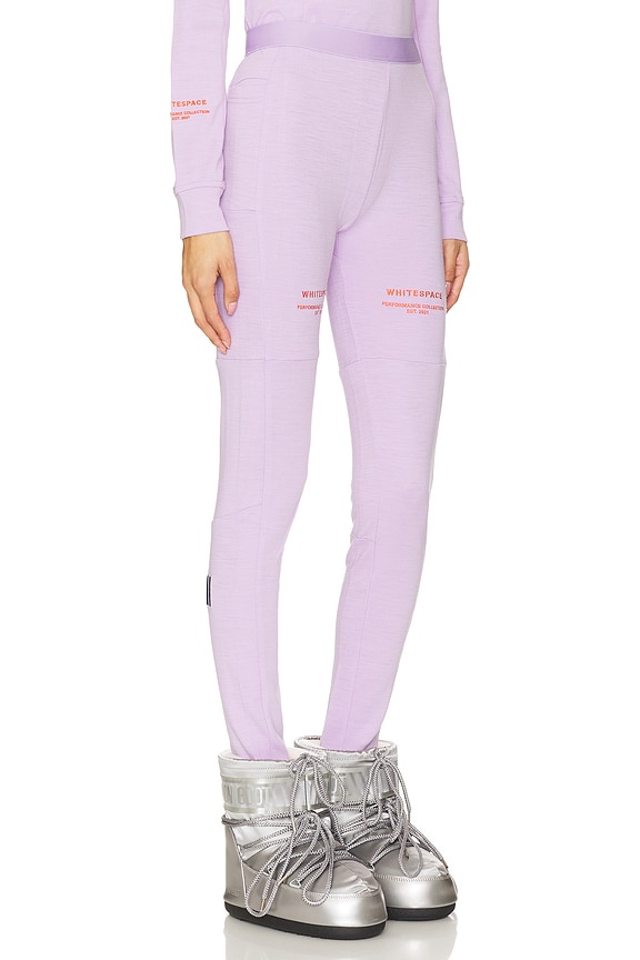 view 2 of 6 Merino Baselayer Pant in Lilac Purple