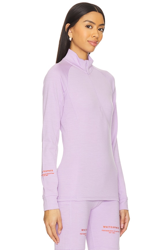 view 2 of 6 БАЗОВЫЙ СЛОЙ С ВЫСОКИМ ВОРОТНИКОМ MERINO in Lilac Purple