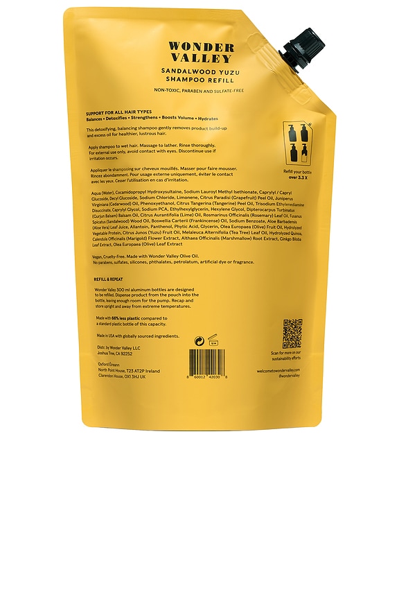 view 2 of 2 SHAMPOING SANDALWOOD YUZU SHAMPOO REFILL in 