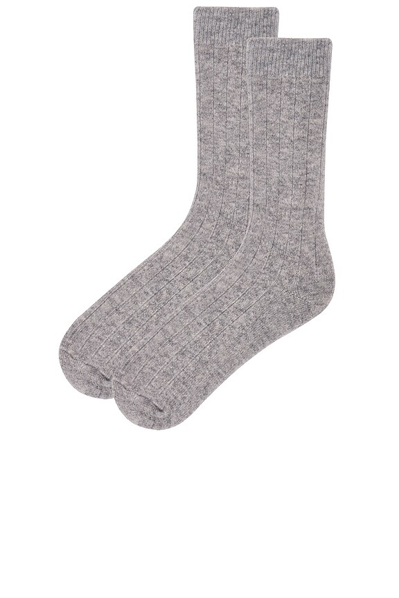 view 2 of 2 CALCETINES in Grey Heather