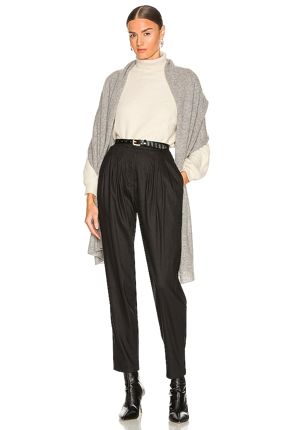 view 1 of 2 Cashmere Travel Wrap in Grey Heather