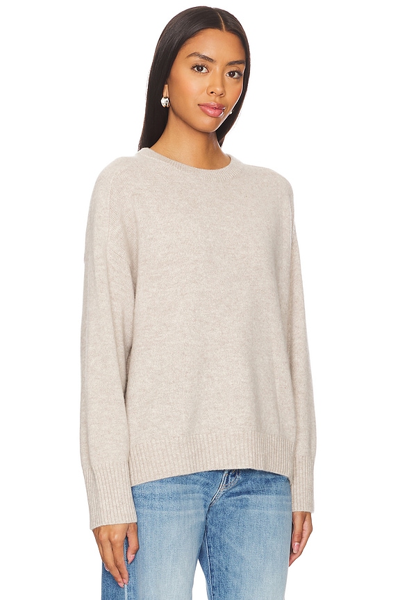 view 2 of 4 CASHMERE SADDLE SLEEVE 크루넥 in Sandwisp