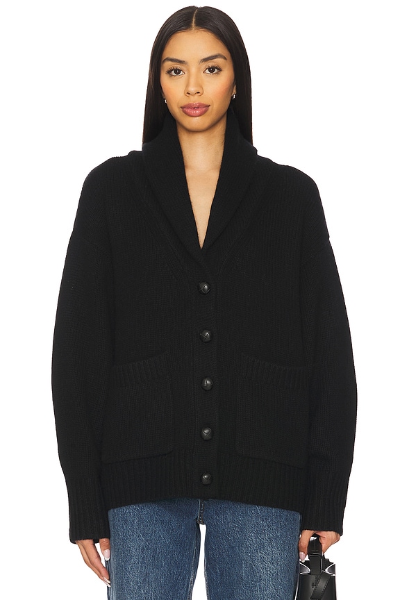 view 2 of 5 Luxe Fringe Coatigan in Black