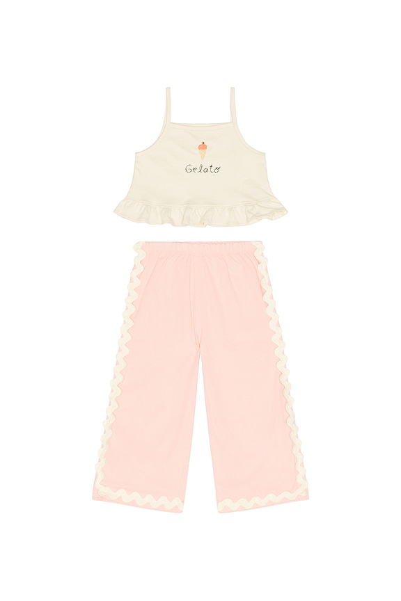 view 1 of 2 CONJUNTO TOP Y PANTALÓN in Gelato