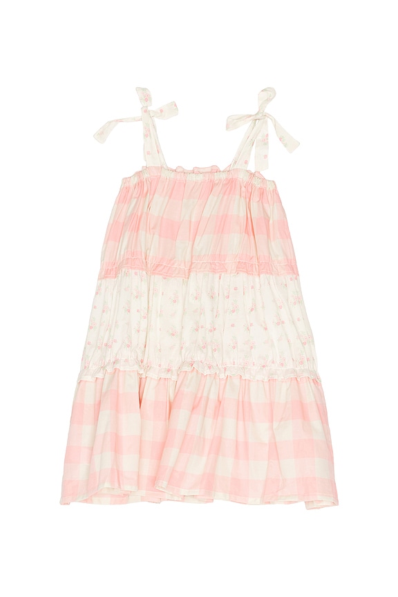 view 2 of 2 VESTIDO AMBER in Pink Gingham