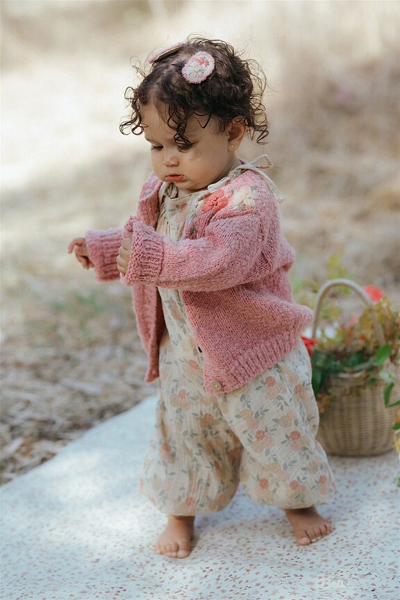 view 2 of 5 Kids Amelia Sweater in Rosewood