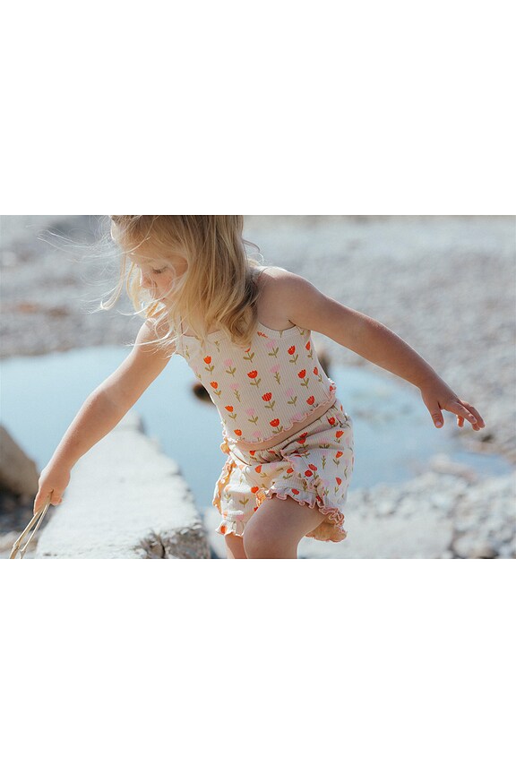 view 2 of 4 Rib Short Set in Tulip Garden