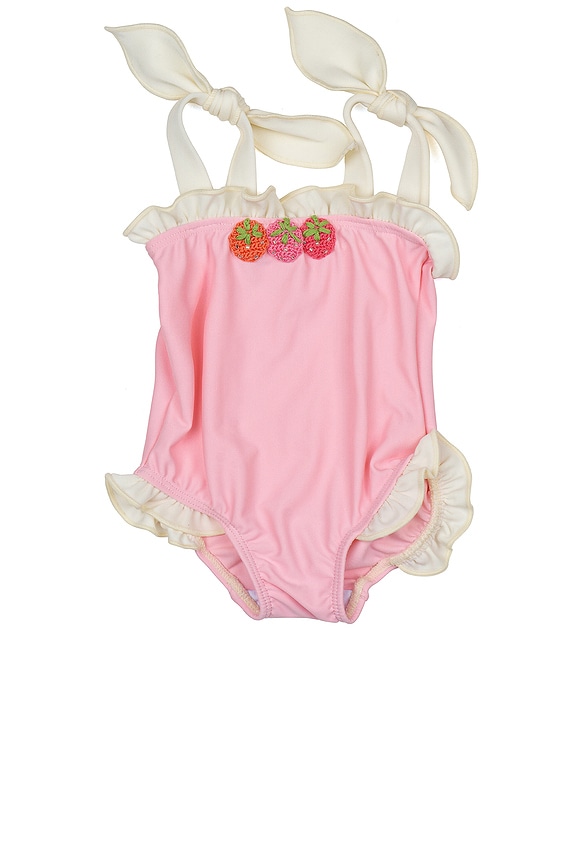 view 1 of 4 MAILLOT DE BAIN STRAWBERRIES in Sorbet Pink