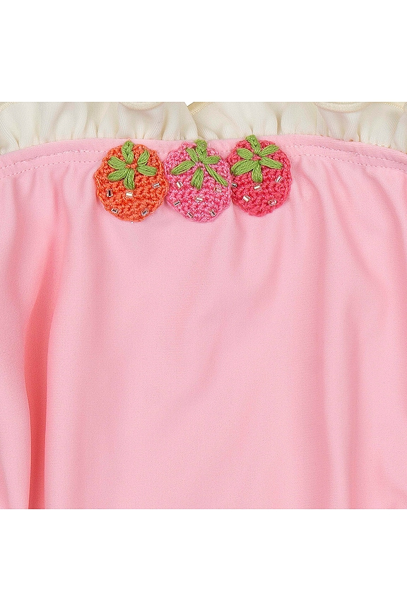view 2 of 4 MAILLOT DE BAIN STRAWBERRIES in Sorbet Pink