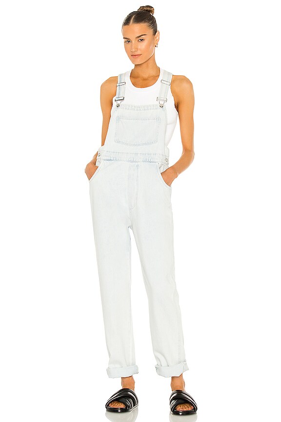 WeWoreWhat Basic Overall in Light Icy Wash | REVOLVE