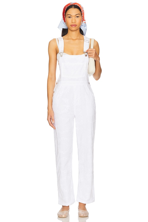 view 2 of 4 КОМБИНЕЗОН OVERALL in Ivory Multi