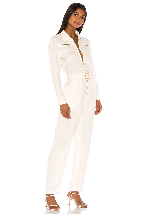 view 2 of 3 Utility Jumpsuit in White