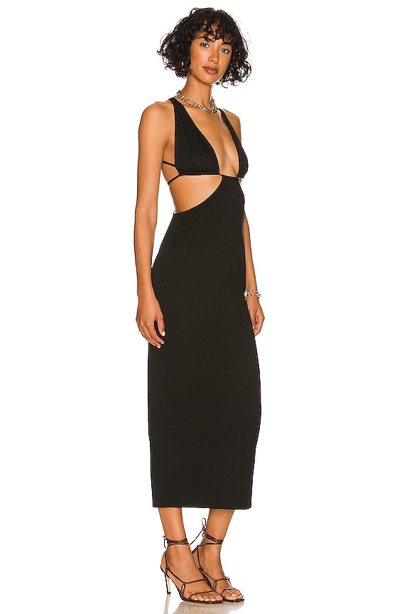 view 2 of 3 COWL マキシドレス in Black