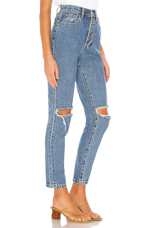 view 2 of 4 The Danielle High Rise Straight in Spring St Hole