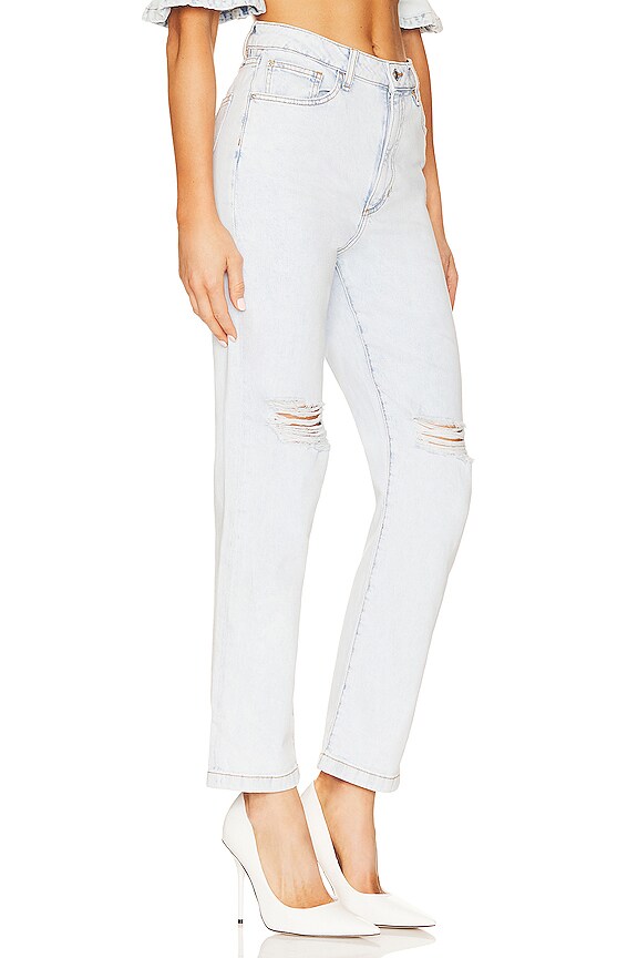 view 2 of 4 HIGH RISE CURVY CROP 진 in Super Light