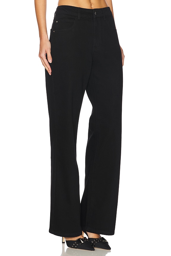 view 2 of 6 Denim Slim Leg Jeans in Black