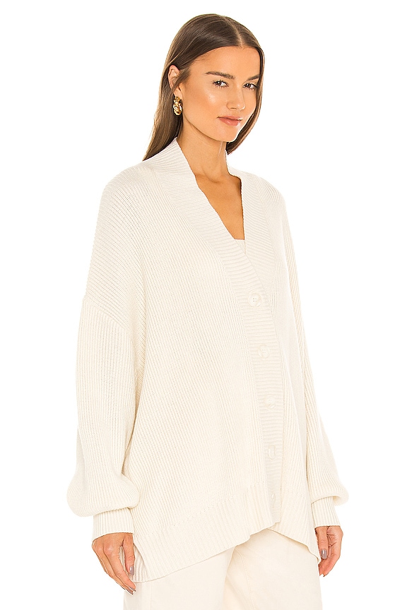 view 2 of 4 Oversized Sweater Cardigan in Ivory