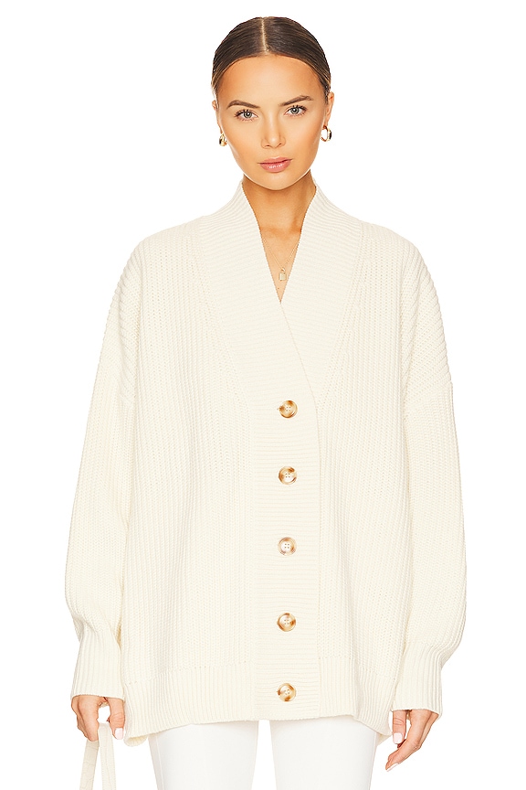 view 2 of 5 GILET OVERSIZED in Ivory