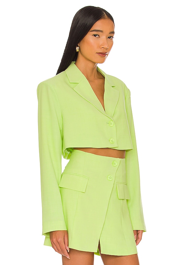 view 2 of 4 Cropped Blazer in Sharp Green