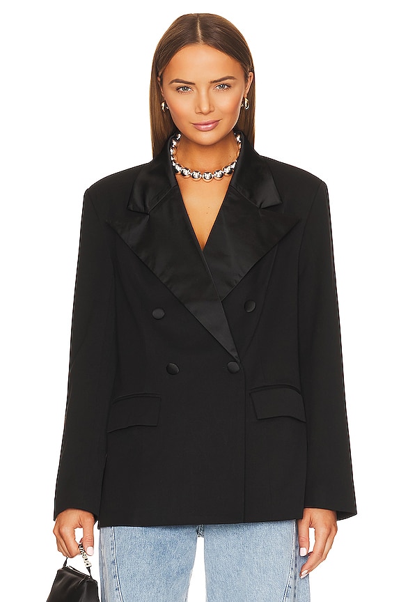 view 2 of 5 Tuxedo Blazer in Black