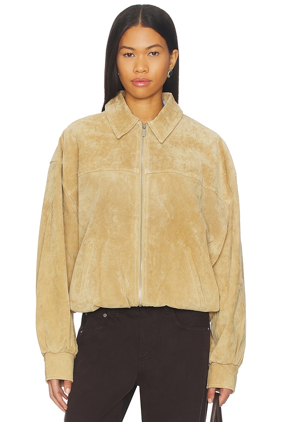 view 2 of 5 BLOUSON JACKET in Tan