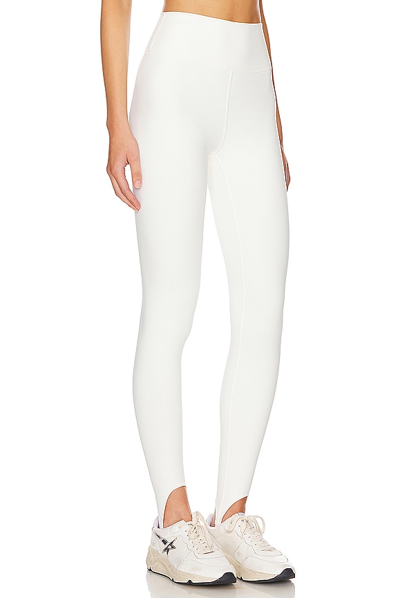 view 2 of 5 High Rise Stirrup Legging in Off White