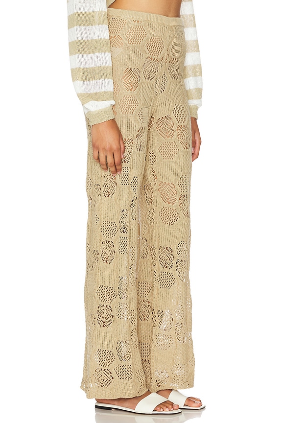 view 2 of 4 PANTALON LARGE in Pale Gold