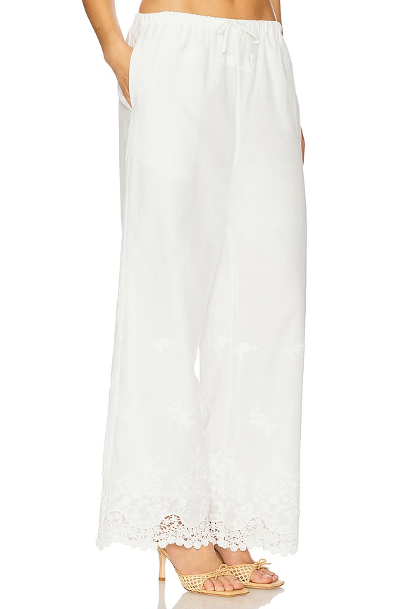 view 2 of 6 Tie Waist Pant in Ivory