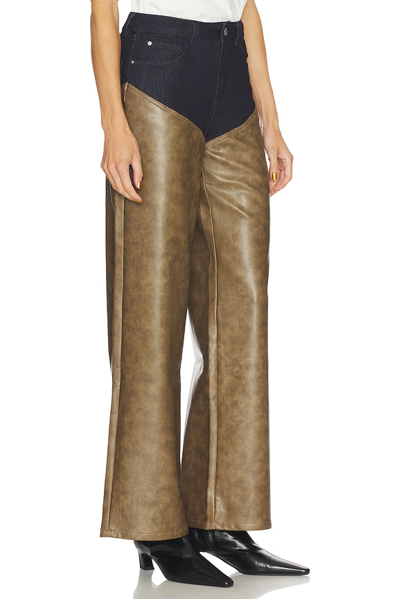 view 2 of 6 PANTALÓN PANT in Undone Wash & Dark Brown