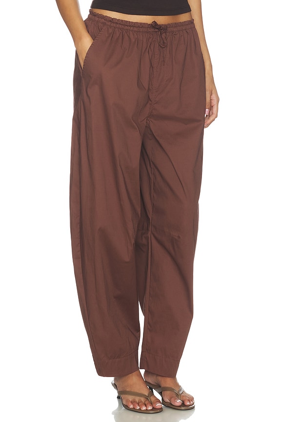 view 2 of 6 PANTALON BALLOON in Deep Mahogany