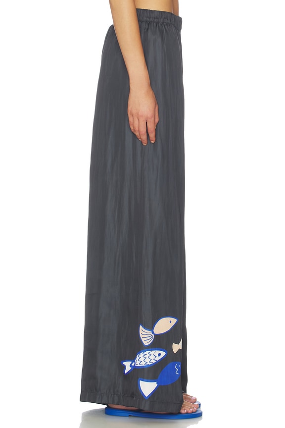 view 2 of 6 Pull On Adjustable Leg Pant in Black
