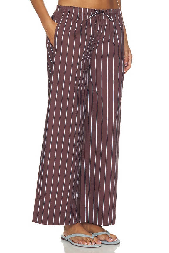 view 2 of 6 PANTALÓN CON LAZO EN LA CINTURA TIE WAIST PANT in Espresso Blue