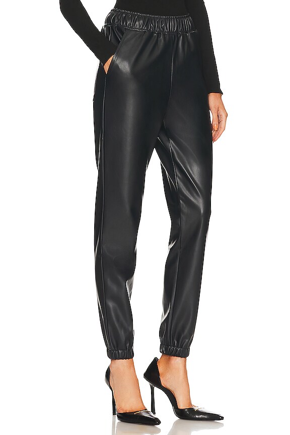view 2 of 4 PANTALON VEGAN in Black