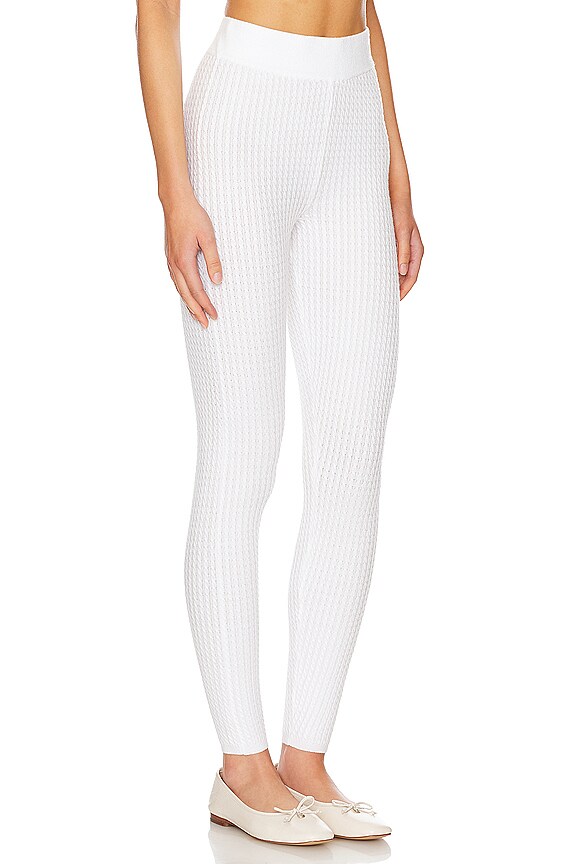view 2 of 5 Cable Knit Legging in Off White