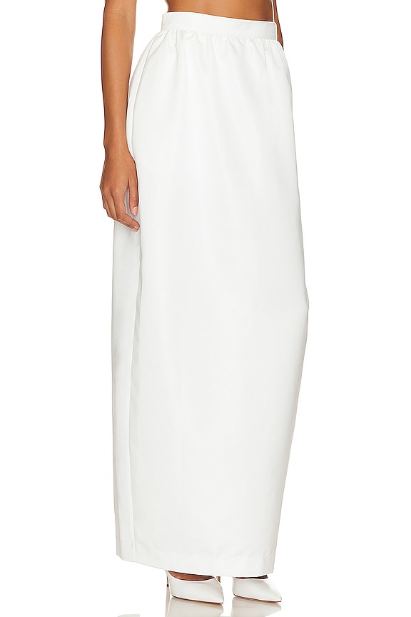 view 2 of 4 Tulip Long Skirt in White