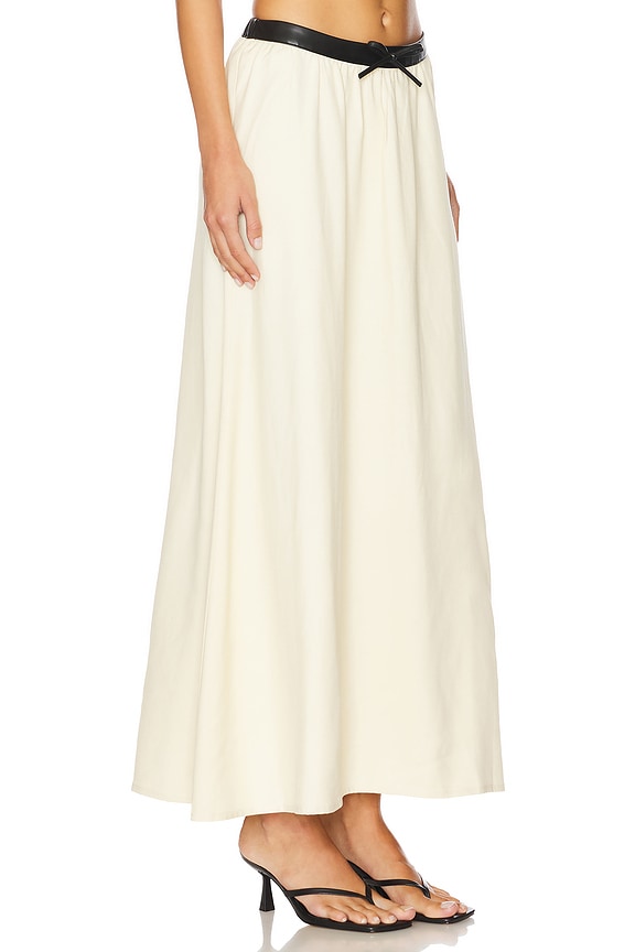 view 2 of 6 FALDA BOW MAXI in Wood Ash & Black