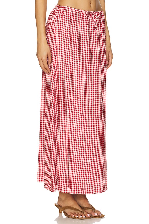 view 2 of 6 JUPE LONGUE SKIRT in Red Multi