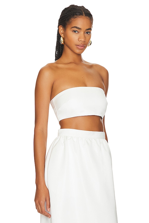 view 2 of 4 TOP BANDA in White